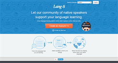 Desktop Screenshot of lang-8.com