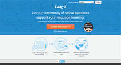 Desktop Screenshot of m.lang-8.com